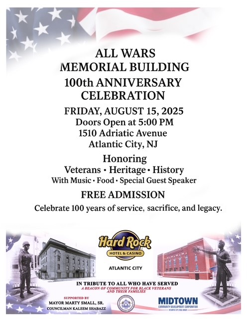 All Wars Memorial Building 100th Anniversary Celebration