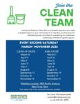 Clean Team- Community Clean Up